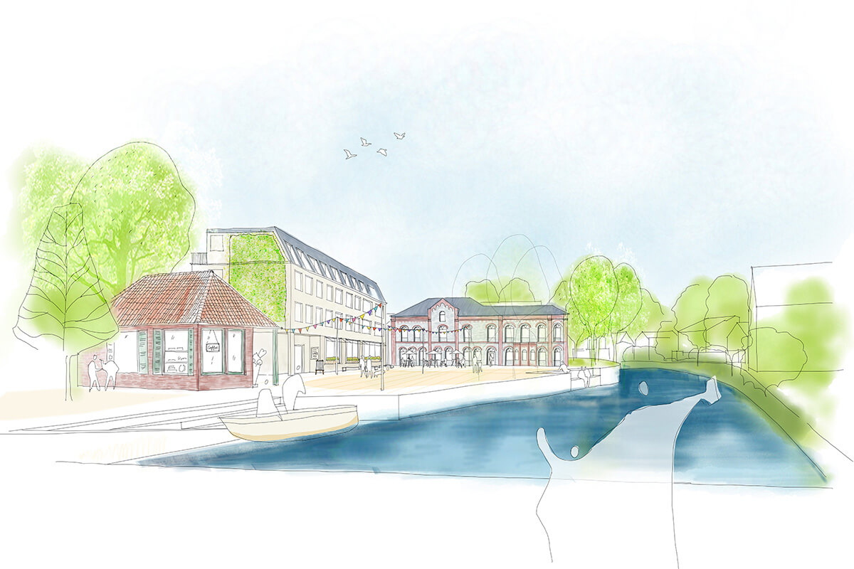 Brinkhaus-Areal-Warendorf-Perspektive 1